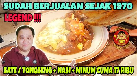 KULINER SATE KAMBING SOLO SUDAH BERJUALAN SEJAK 1970 JUJUGAN PARA