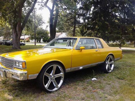 2 Door Box Chevy on 28 inch Irocs - Big Rims - Custom Wheels