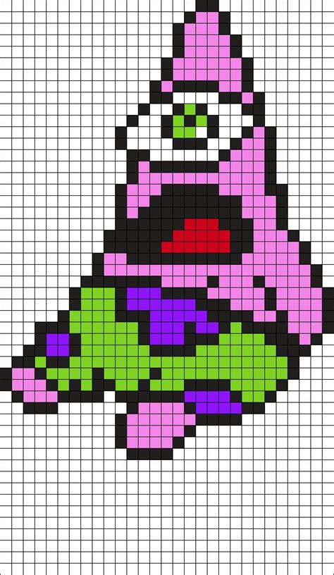 Patric X Subtronic Perler Bead Pattern Bead Sprites Characters Fuse Bead Patterns In 2024