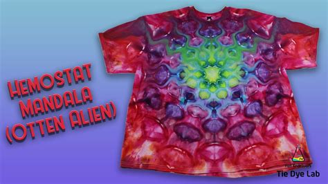 Tie Dye Designs Hemostat Mandala Ice Dye Otten Alien Youtube