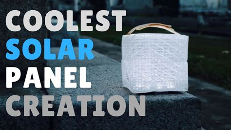 The Coolest Solar Panel Invention Solar Puff Light Up Poverty