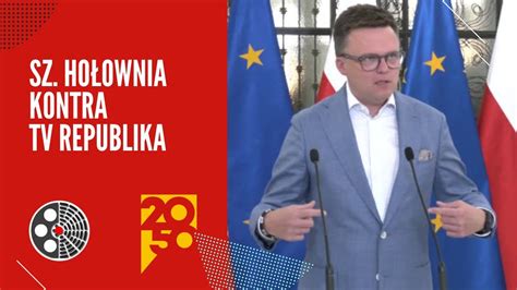 Szymon Hołownia kontra TV Republika YouTube