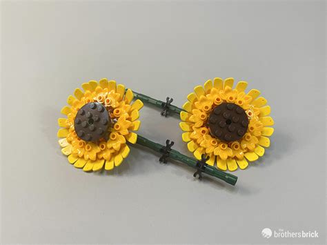 Lego Sunflowers Tbb Review Avtp The Brothers Brick