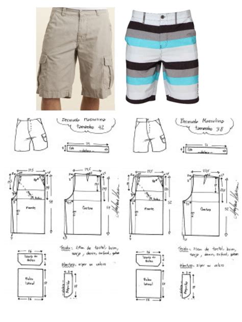 Shorts Sewing Pattern Mens Cargo Shorts Board Shorts Swim Pattern Sewing Pinterest Men Pants