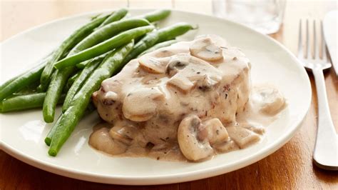 Skinny Smothered Pork Chops Recipe From Betty Crocker