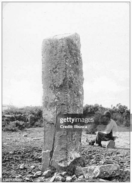 Ogham Stone Photos and Premium High Res Pictures - Getty Images