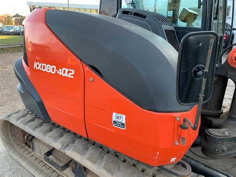 Kubota KX080 4 2021 tylko 1300 mtg 3 łyżki koparka 8 ton 249000 zł