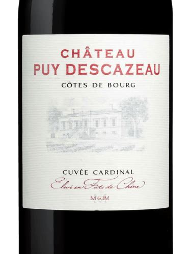 Ch Teau Puy Descazeau Cuv E Cardinal C Tes De Bourg Vivino Us