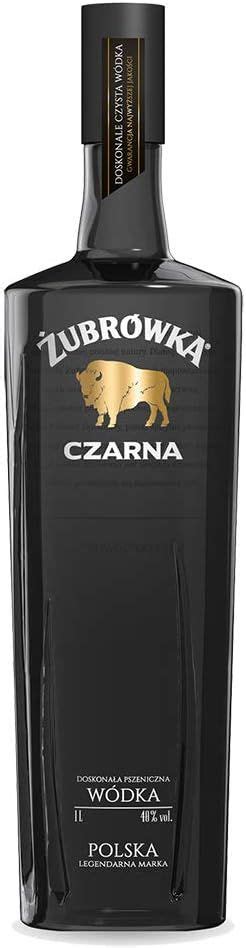 Żubrówka Czarna Vodka 40 1L Dobra cena Największy wybór wina i