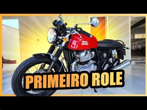 Primeira Vez Pilotando A Royal Enfield Continental Gt Fiquei