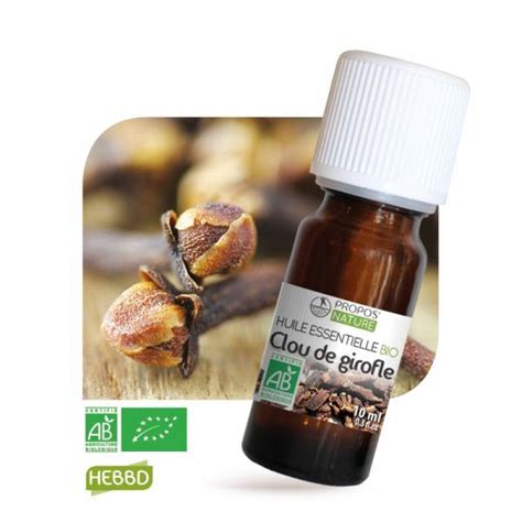 Huile Essentielle De Girofle Clou Bio Pure Et Naturelle Propos