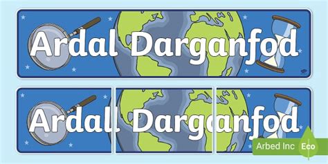 Baner Arddangos Ardal Darganfod Teacher Made Twinkl