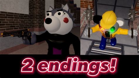 Double Bots And Double Endings At The Factory In Roblox Piggy Book 2