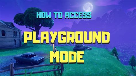 Playground Mode In Fortnite In Game Footage Youtube