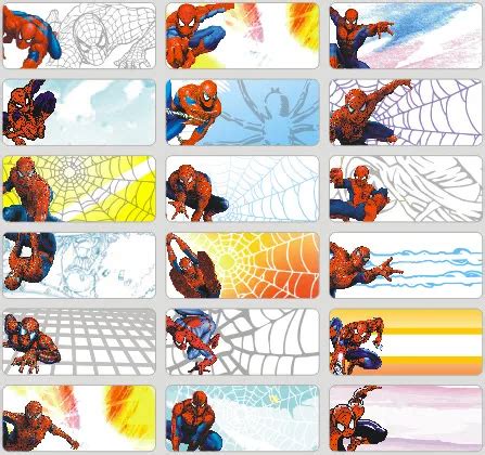 name tag design spiderman - paintingwainscotingbrushorroller