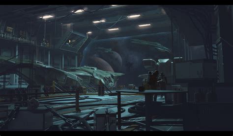 Artstation Hangar Halo Fanart