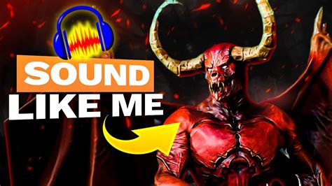 How To Sound Like A Demon Halloween Audio Easy Tutorial For