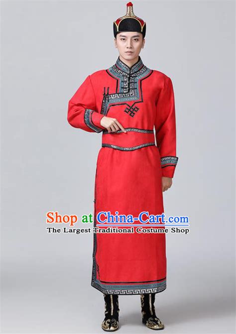 Chinese Mongol Nationality Ethnic Dance Costume Traditional Mongolian