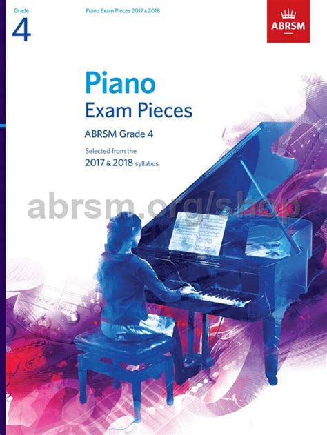 Piano Exam Pieces 2017 And 2018 Abrsm Grade 4 Abrsm