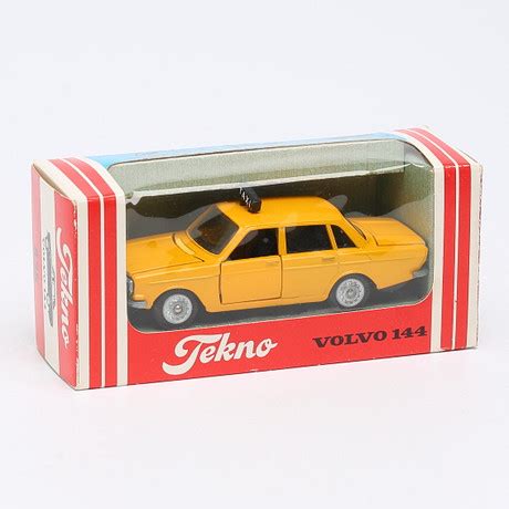 Tekno Volvo Gul Taxi Originalf Rpackning Denmark Leksaker