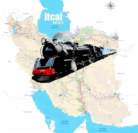 جامع ترین نقشه شبکه ریلی ایران انجمن صنفی شرکتهای حمل و نقل بین المللی ایران