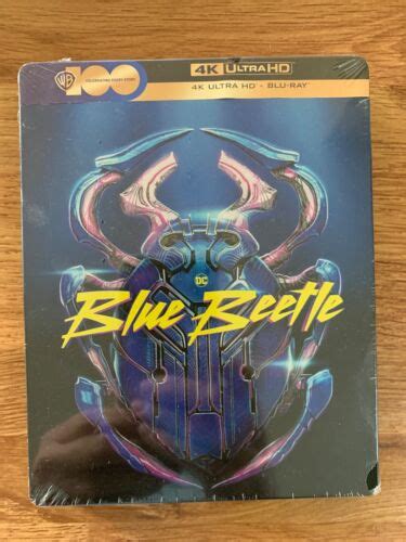 Blue Beetle Steelbook 4K Ultra HD Blu Ray UHD EU Import SEALED Loose