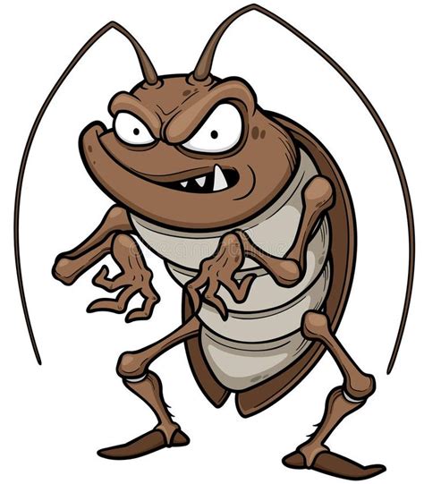 Cockroach Vector Illustration Of Cartoon Cockroach Sponsored