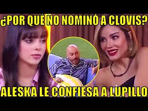 ALESKA LE CONFIESA A LUPILLO QUE LA JEFA LE PIDIÓ QUE VOTARA POR