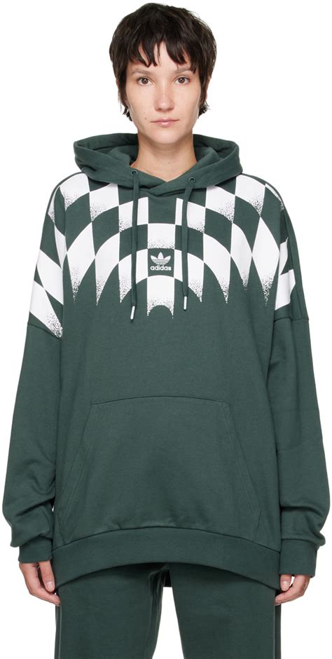 Adidas Originals Green Rekive Hoodie Ssense Canada