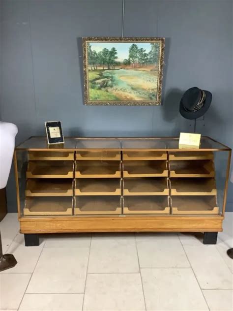 Oak Drawer Shop Haberdashery Shop Display Counter Cabinet