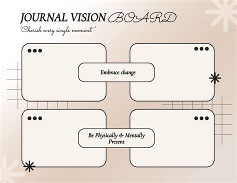 Free Journal Vision Board Template Edit Online And Download