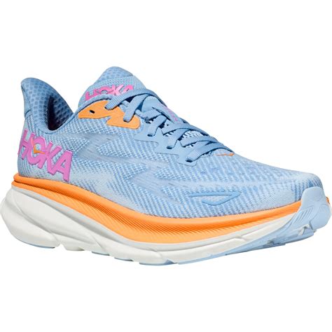 Hoka Chaussures Running Femme Clifton 9 Wide Noir Blanc BIKE24