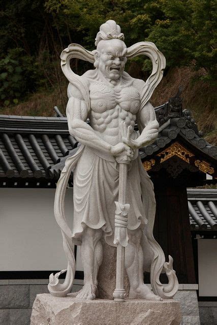 Oni Art Japanese Tatoo Grand Hall Traditional Sculptures Japanese