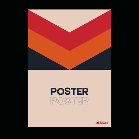 Premium Vector Meta Modern Aesthetics Of Swiss Design Poster Layout