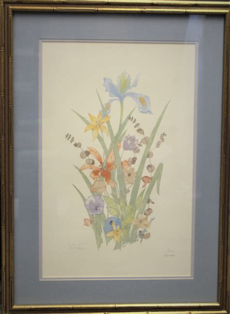 Pat Moran Prints Floral Fantasy Rare Limited Edition Etsy