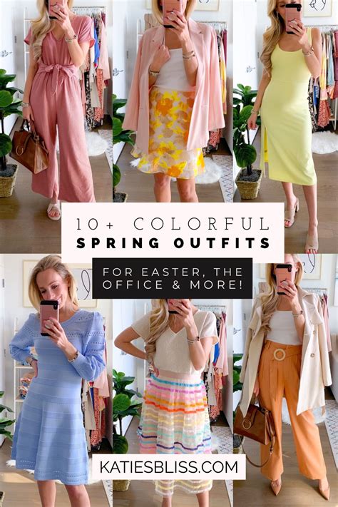 10 Colorful Spring Outfit Ideas For Easter The Office More Katie