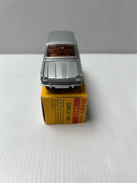 DINKY TOYS NOREV Editions ATLAS 1407 Simca 1100 Gris 1 43 Voiture