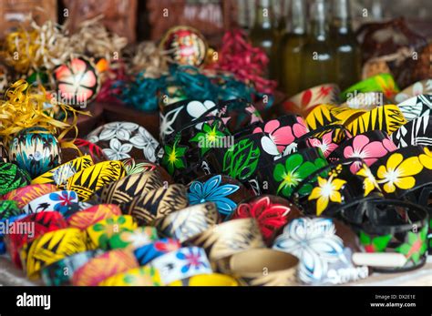 souvenir bracelets, Flea Market, town Center, Apia, Samoa Stock Photo ...