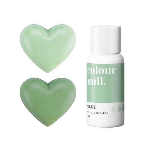 Colorante Liposoluble Gel Verde Sage Ml Colour Mill Oil Based