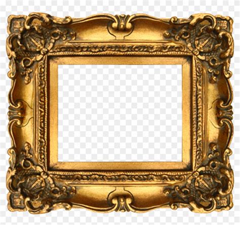 1600 X 1440 20 Ornate Gold Frame Vintage Hd Png Download 1600x1440