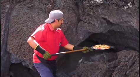 ¿pizza Horneada En Cavernas De Lava Del Volcán Pacaya Así Es Esta