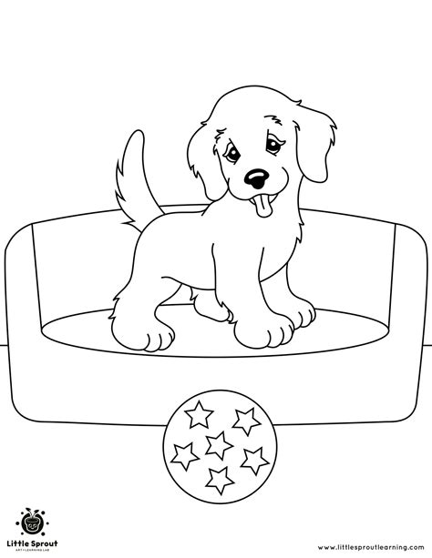 printable puppy coloring pages free 1