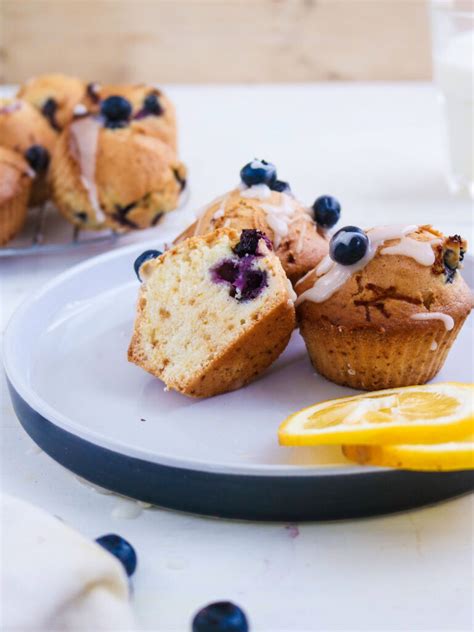 Vegan Blueberry Lemon Muffins Get Set Vegan