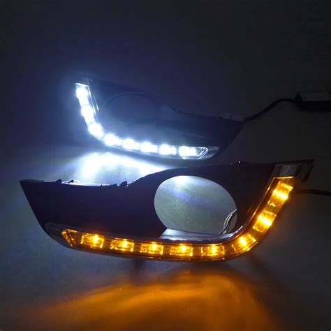 New Car Led Daytime Running Lights Drl For Nissan Teana Turn