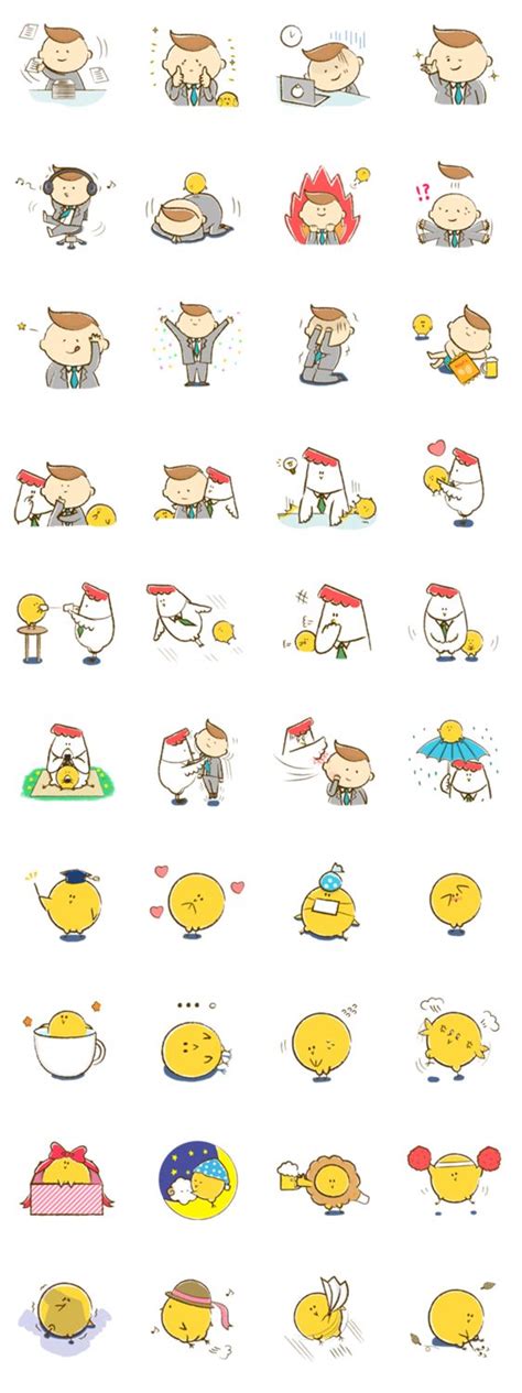 Creators' Stickers | LINE STORE | Line sticker, Cartoon design, Digital ...