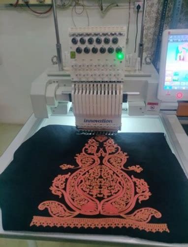 Automatic Single Head Embroidery Machine Max Speed For Flat Stitch