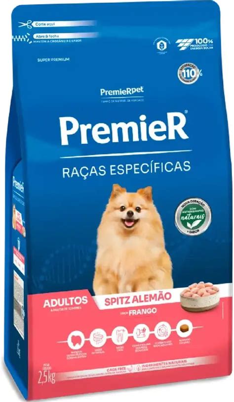 Melhor Ração Para Spitz - Ração Premier Pet para Spitz Alemão Adulto 2,5kg - Nutrição Específica ...
