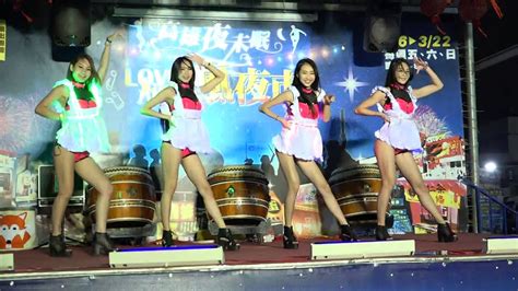 辣妹舞蹈團體 Hot Q Girls 高雄金鑽夜市 性感熱舞 YouTube
