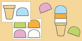 Ice Cream Scoop Reward Chart Teacher Made Twinkl