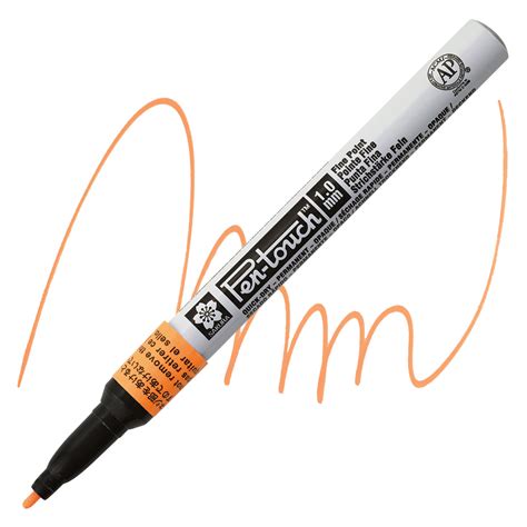 Sakura Pen Touch Paint Marker Fine Tip Fluorescent Orange BLICK